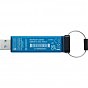 USB флеш накопичувач Kingston 128GB IronKey Keypad 200 AES-256 Encrypted Blue USB 3.2 (IKKP200/128GB) (U0889393)