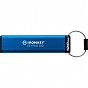 USB флеш накопитель Kingston 128GB IronKey Keypad 200 AES-256 Encrypted Blue USB 3.2 (IKKP200/128GB) (U0889393)