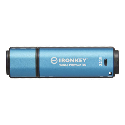 USB флеш накопитель Kingston 32GB IronKey Vault Privacy 50 USB 3.2 (IKVP50/32GB) (U0889603)