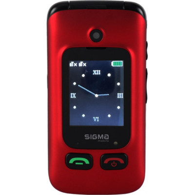 Мобільний телефон Sigma Comfort 50 Shell Duo Type-C Red Black (4827798212516) (U0889698)
