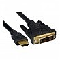 Кабель мультимедійний HDMI to DVI 18+1pin M, 7.5m Cablexpert (CC-HDMI-DVI-7.5MC) (U0075302)