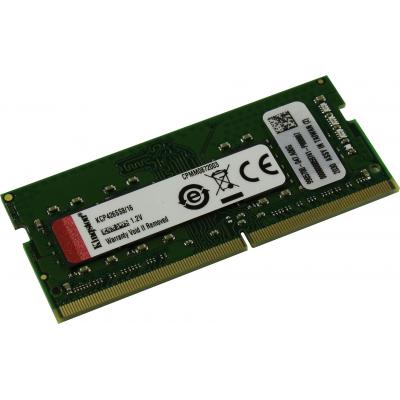Модуль пам'яті для ноутбука SoDIMM DDR4 16GB 2666 MHz Kingston (KCP426SS8/16) (U0480139)