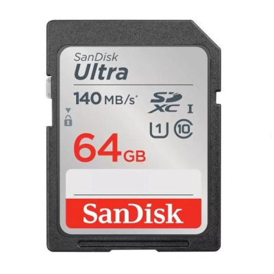 Карта памяти SanDisk 64GB SD class 10 UHS-I Extreme Ultra (SDSDUNB-064G-GN6IN) (U0862958)