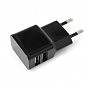 Зарядное устройство Vinga 2 Port USB Wall Charger 2.1A (VCPWCH2USB2ABK) (U0369549)