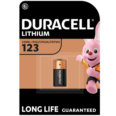 Батарейка Duracell CR 123 / DL 123 * 1 (5000394123106 / 5000784) (U0266431)