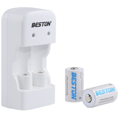 Зарядное устройство для аккумуляторов Beston BST-CD643 2slots for CR123A LiFePo + 2 аккумулятора CR123A (AAB1885) (U0781886)