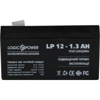 Батарея к ИБП LogicPower LPM 12В 1.3 Ач (4131) (U0155142)