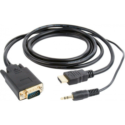 Перехідник HDMI to VGA 3.0m Cablexpert (A-HDMI-VGA-03-10) (U0291912)
