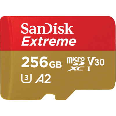 Карта памяти SanDisk 256GB microSD class 10 UHS-I U3 Extreme For Mobile Gaming (SDSQXAV-256G-GN6GN) (U0862781)