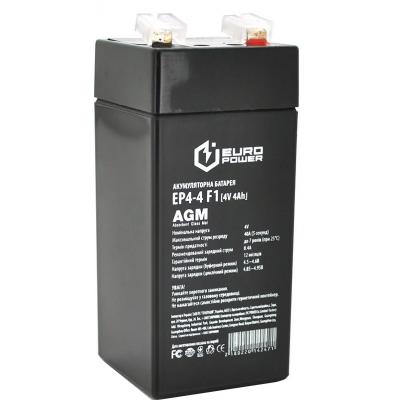 Батарея к ИБП Europower EP4-4F1, 4V-4Ah (EP4-4F1) (U0483875)