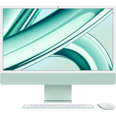 Комп'ютер Apple A2873 24» iMac Retina 4.5K / Apple M3 with 10-core GPU, 256SSD (MQRN3UA/A) (U0907198)