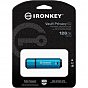 USB флеш накопичувач Kingston 128GB IronKey Vault Privacy 50 Blue USB 3.2 (IKVP50/128GB) (U0889386)