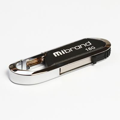 USB флеш накопичувач Mibrand 16GB Aligator Black USB 2.0 (MI2.0/AL16U7B) (U0534492)