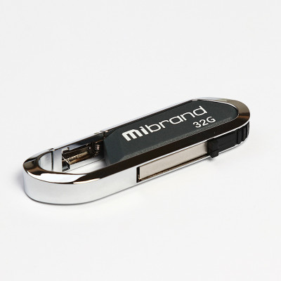 USB флеш накопитель Mibrand 32GB Aligator Grey USB 2.0 (MI2.0/AL32U7G) (U0534500)