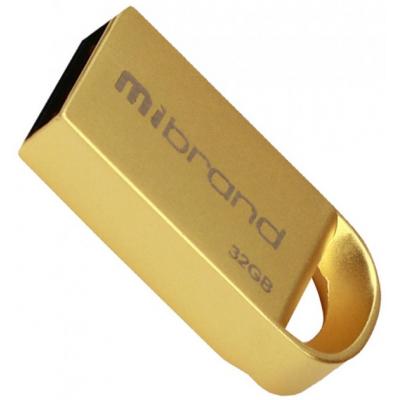 USB флеш накопитель Mibrand 32GB lynx Gold USB 2.0 (MI2.0/LY32M2G) (U0538179)