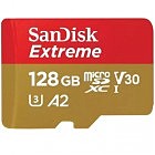 Карта памяти SanDisk 128GB microSD class 10 UHS-I U3 Extreme (SDSQXAA-128G-GN6MA)