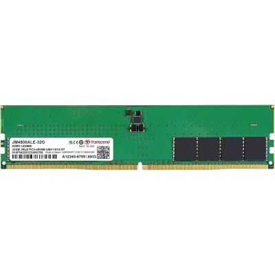 Модуль пам'яті для комп'ютера DDR5 32GB 4800 MHz JetRam Transcend (JM4800ALE-32G) (U0886784)