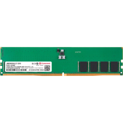 Модуль пам'яті для комп'ютера DDR5 32GB 5600 MHz JetRam Transcend (JM5600ALE-32G) (U0893022)