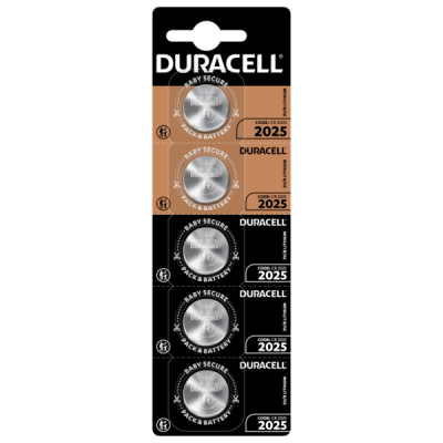 Батарейка Duracell CR 2025 / DL 2025 * 5 (5010980) (U0778916)