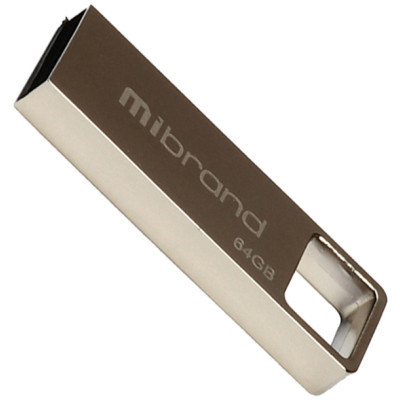 USB флеш накопичувач Mibrand 64GB Shark Silver USB 2.0 (MI2.0/SH64U4S) (U0538210)