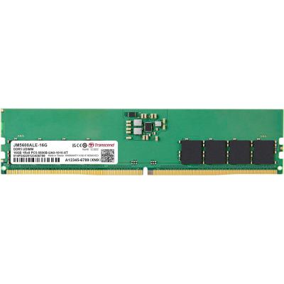 Модуль пам'яті для комп'ютера DDR5 16GB 5600 MHz JetRam Transcend (JM5600ALE-16G) (U0886783)