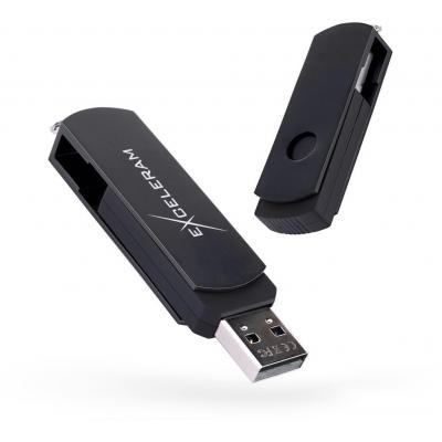 USB флеш накопичувач eXceleram 32GB P2 Series Black/Black USB 2.0 (EXP2U2BB32) (U0293638)