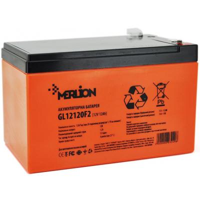 Батарея до ДБЖ Merlion 12V-12Ah GEL (GL12120F2 GEL) (U0335755)