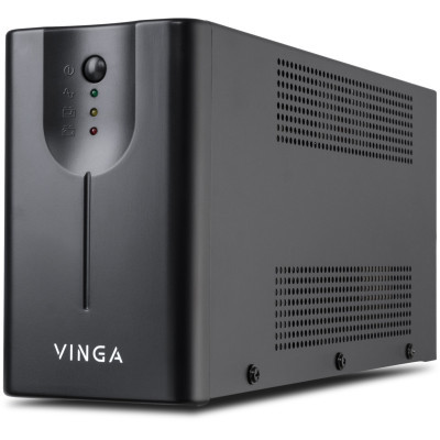 Источник бесперебойного питания Vinga LED 2000VA metall case (VPE-2000M) (U0253975)