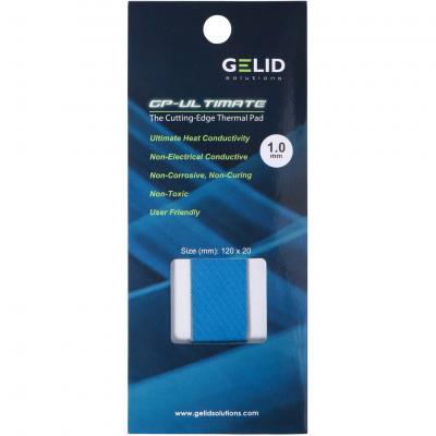 Термопрокладка Gelid Solutions 15W/mK 120x20x1.0 mm (TP-GP04-R-B) (U0536752)
