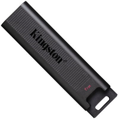 USB флеш накопитель Kingston USB-накопичувач 1TB DataTraveler Max USB 3.2 Gen 2 Type-C Black (DTMAX/1TB) (U0737828)