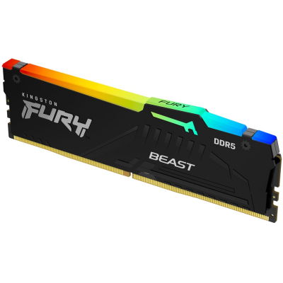 Модуль памяти для компьютера DDR5 32GB 5600 MHz Beast RGB XMP Kingston Fury (ex.HyperX) (KF556C40BBA-32) (U0746471)