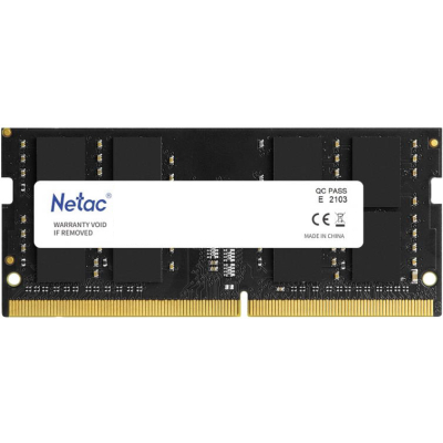 Модуль памяти для ноутбука SoDIMM DDR4 8GB 3200 MHz Netac (NTBSD4N32SP-08) (U0874196)