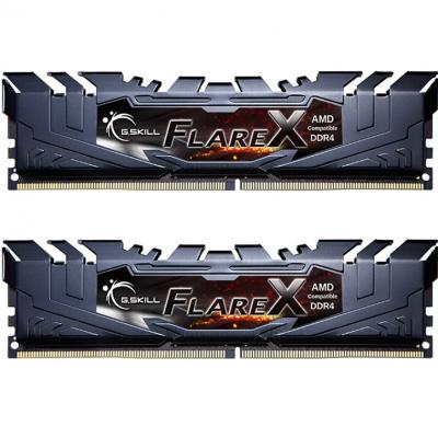 Модуль пам'яті для комп'ютера DDR4 16GB (2x8GB) 3200 MHz FlareX Black G.Skill (F4-3200C16D-16GFX) (U0394728)