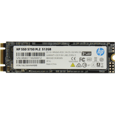 Накопитель SSD M.2 2280 512GB S750 HP (16L56AA) (U0660072)