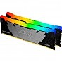 Модуль пам'яті для комп'ютера DDR4 16GB (2x8GB) 3200 MHz Renegate RGB Kingston Fury (ex.HyperX) (KF432C16RB2AK2/16) (U0893026)