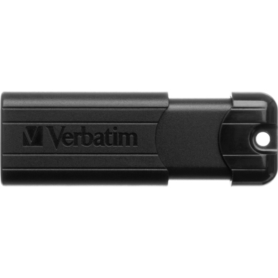 USB флеш накопитель Verbatim 16GB PinStripe Black USB 3.2 (49316) (U0187895)