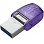 USB флеш накопичувач Kingston 64GB DataTraveler microDuo 3C USB 3.2/Type C (DTDUO3CG3/64GB) (U0654224)