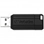 USB флеш накопичувач Verbatim 64GB Store 'n' Go PinStripe Black USB 2.0 (49065) (U0196557)