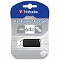 USB флеш накопичувач Verbatim 64GB Store 'n' Go PinStripe Black USB 2.0 (49065) (U0196557)