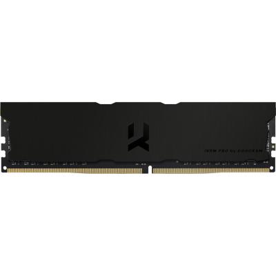 Модуль памяти для компьютера DDR4 16GB 3600 MHz Iridium Pro Deep Black Goodram (IRP-K3600D4V64L18/16G) (U0538276)