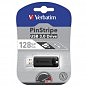 USB флеш накопитель Verbatim 128GB PinStripe Black USB 3.0 (49319) (U0187894)