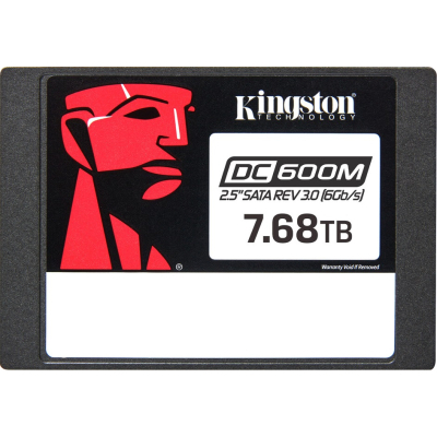Накопичувач SSD 2.5» 7.68TB Kingston (SEDC600M/7680G) (U0812837)
