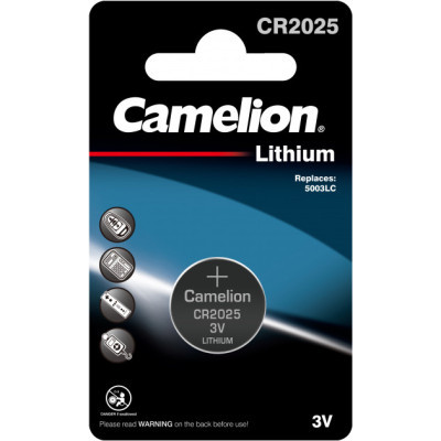 Батарейка CR 2025 Lithium * 1 Camelion (CR2025-BP1) (U0450202)