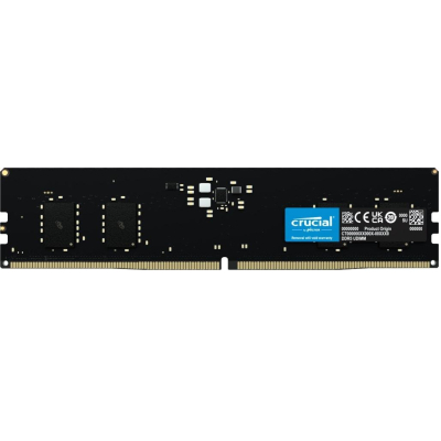 Модуль пам'яті для комп'ютера DDR5 16GB 4800 MHz Micron (CT16G48C40U5) (U0695568)