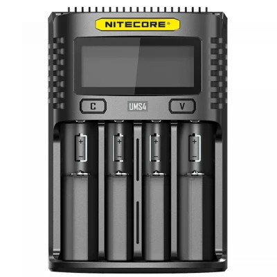 Зарядний пристрій для акумуляторів Nitecore Digicharger UMS4 (4 channels, LCD, Li-ion, IMR, Ni-Mh, Ni-Cd, 4A) (UMS4) (U0877703)