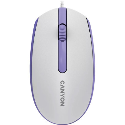 Мышка Canyon M-10 USB White Lavender (CNE-CMS10WL) (U0895708)