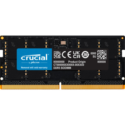 Модуль памяти для ноутбука SoDIMM DDR5 24GB 5600 MHz Micron (CT24G56C46S5) (U0909489)