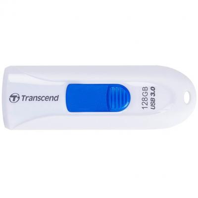 USB флеш накопичувач Transcend 128GB JetFlash 790 White USB 3.0 (TS128GJF790W) (U0104212)