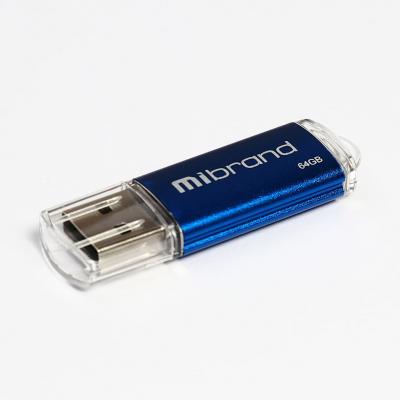 USB флеш накопичувач Mibrand 64GB Cougar Blue USB 2.0 (MI2.0/CU64P1U) (U0538145)