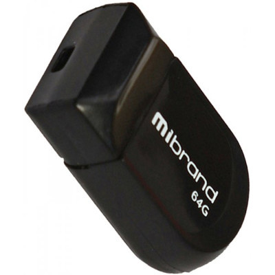 USB флеш накопичувач Mibrand 64GB Scorpio Black USB 2.0 (MI2.0/SC64M3B) (U0538205)